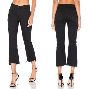 MOTHER Black Ankle & Cropped Jeans